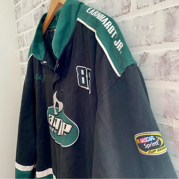 90s NASCAR Jacket • Earnhardt Jr. • Amp Energy • Vintage Jacket • 2XL - Picture 5 of 10